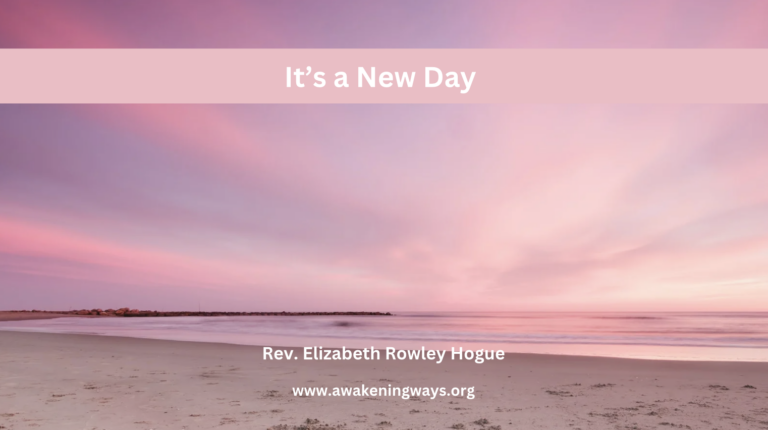 It’s a New Day
