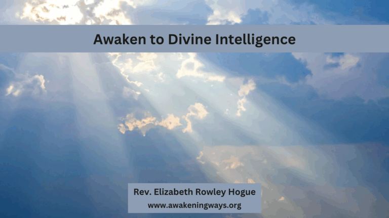 Awaken to Divine Intelligence